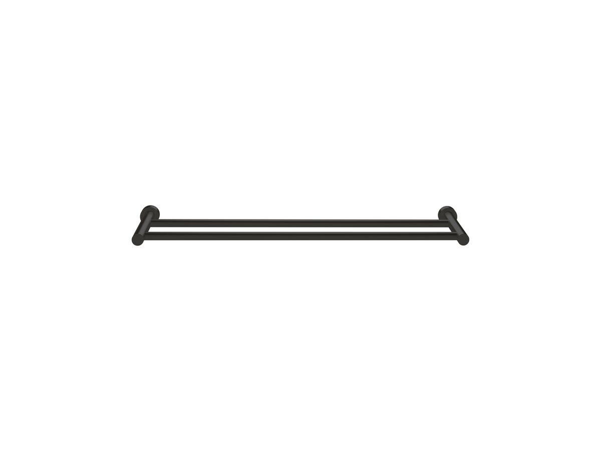 reece Sussex Scala Double Towel Rail 700mm LUX PVD Matte Opium Black