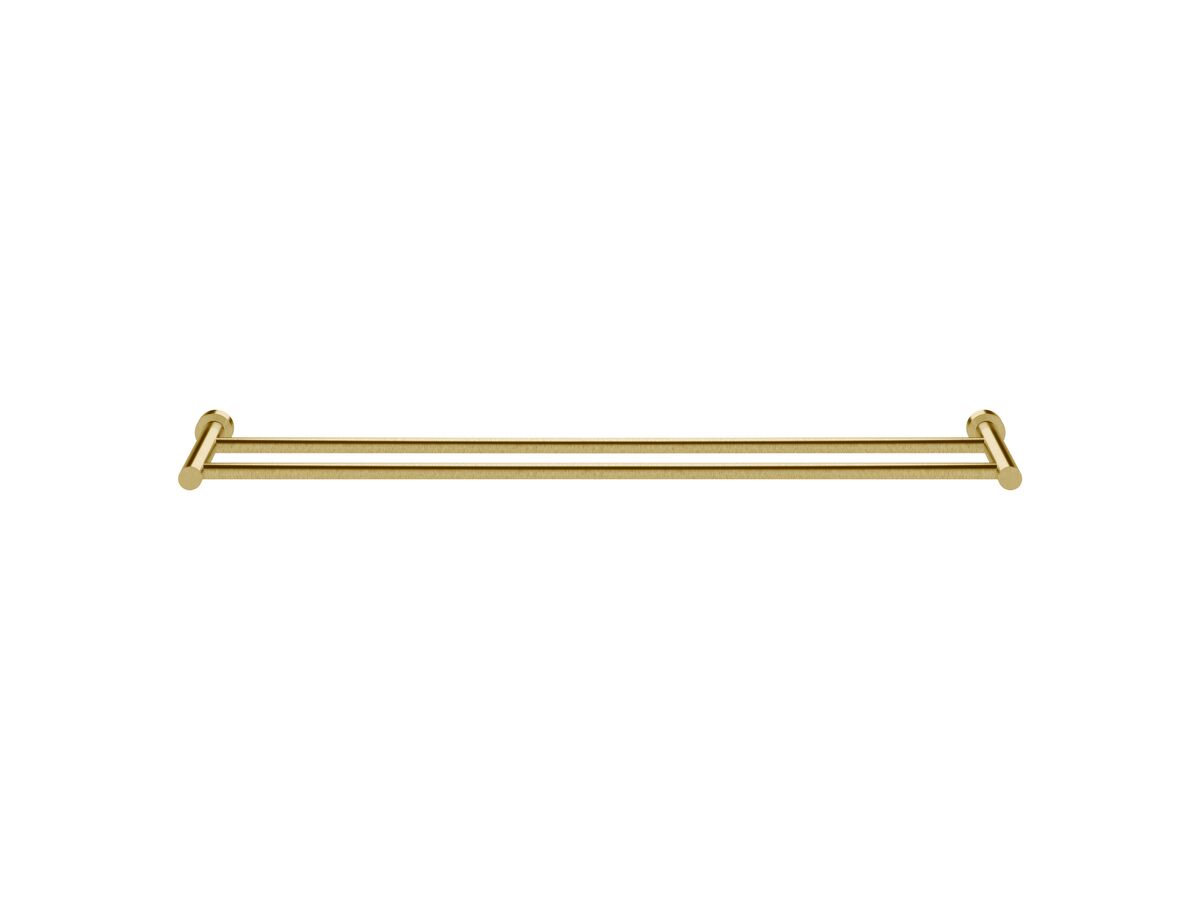 reece Sussex Scala Double Towel Rail 900mm LUX PVD Brushed Pure Gold