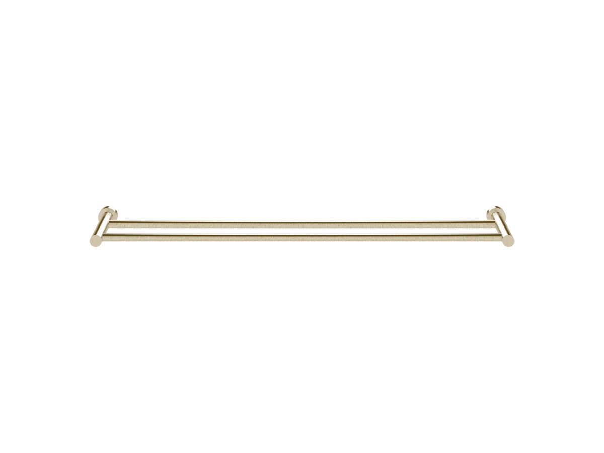 reece Sussex Scala Double Towel Rail 900mm LUX PVD Brushed Platinum Gold