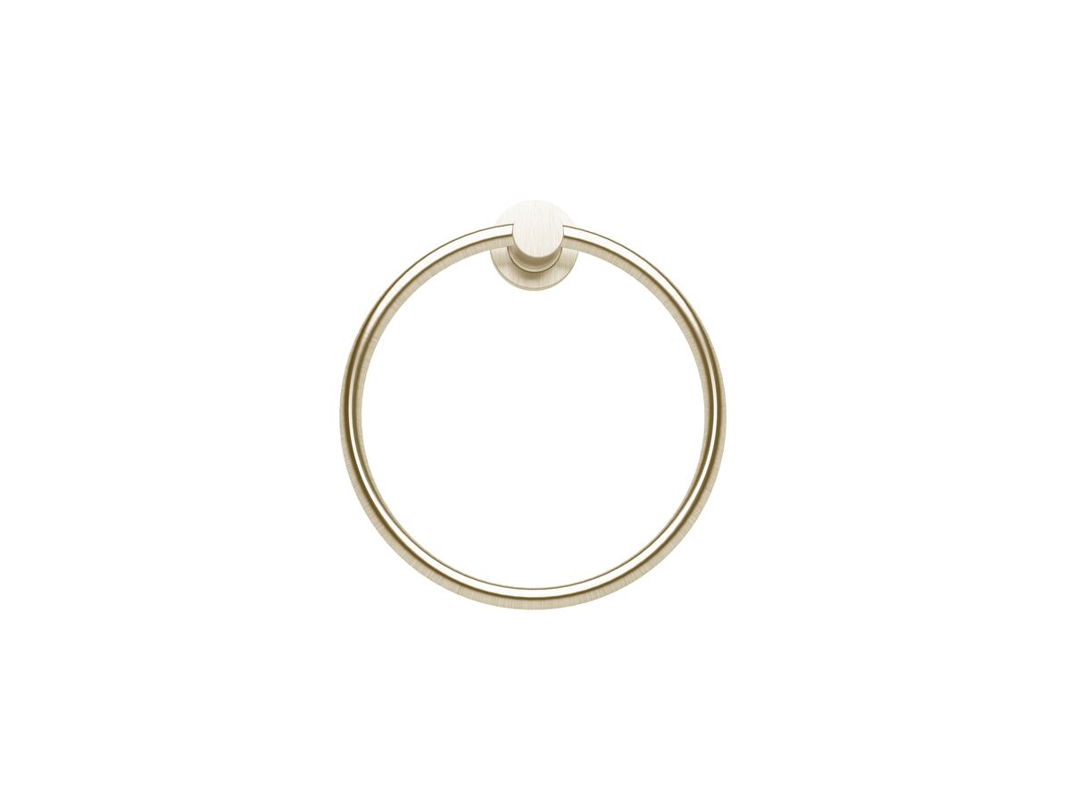 reece Sussex Scala Guest Towel Ring LUX PVD Brushed Platinum Gold