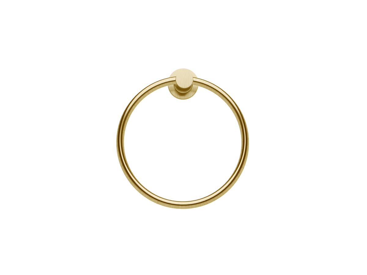 reece Sussex Scala Guest Towel Ring LUX PVD Brushed Pure Gold