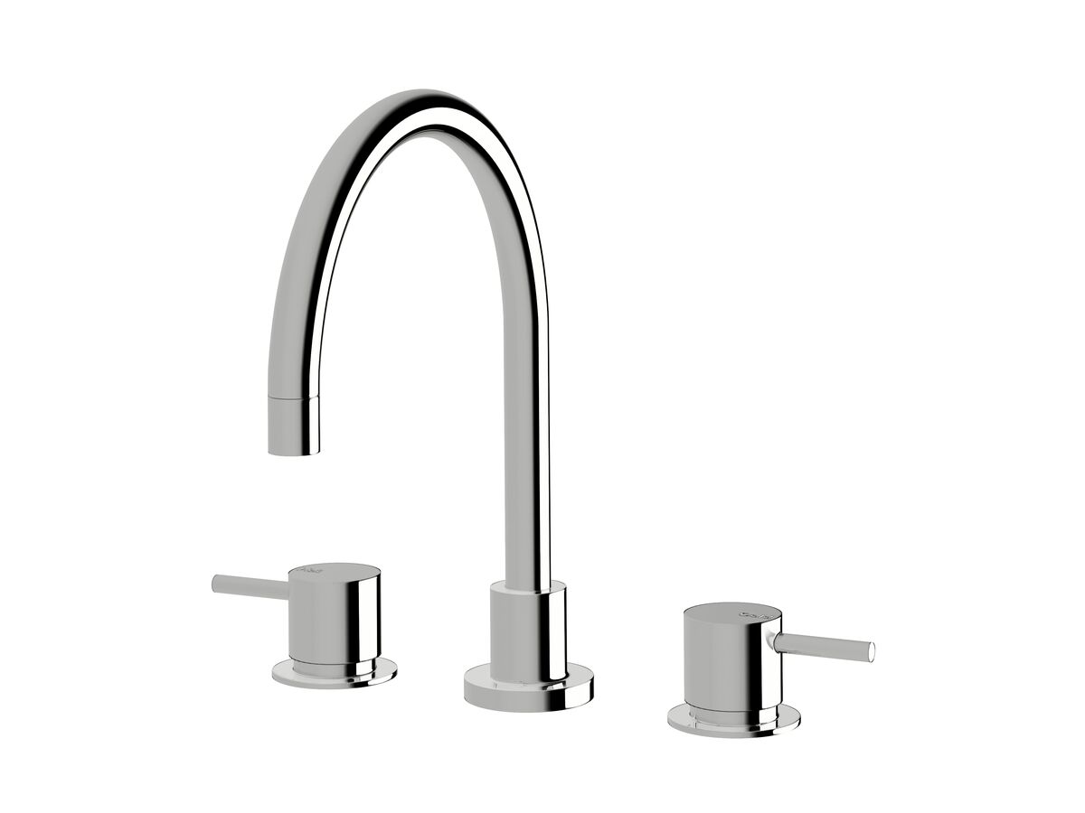 reece Sussex Scala Hob Sink Set Curved Chrome (3 Star)