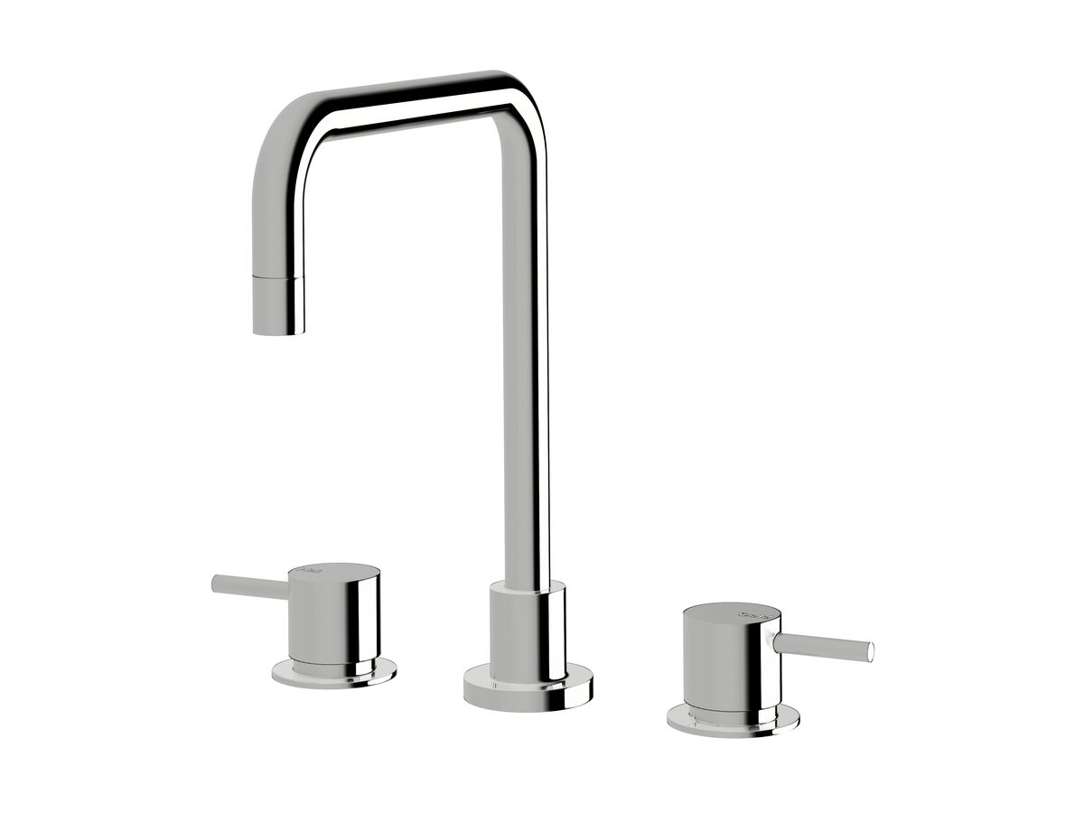 reece Sussex Scala Hob Sink Set Square Chrome (3 Star)