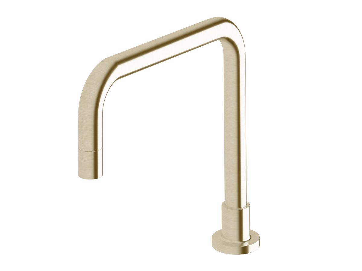 reece Sussex Scala Hob Spa Outlet Square LUX PVD Brushed Platinum Gold