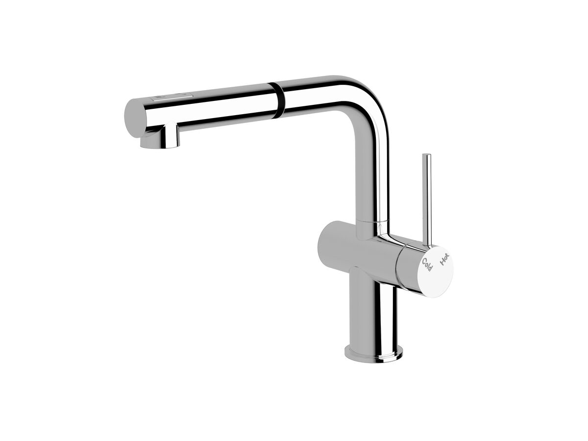reece Sussex Scala Horizontal Pullout Sink Mixer Tap 2 Functions Chrome (5 Star)