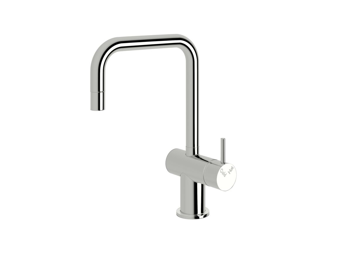 reece Sussex Scala Mini Basin / Sink Mixer Tap Small Square Left Hand Chrome (5 Star)