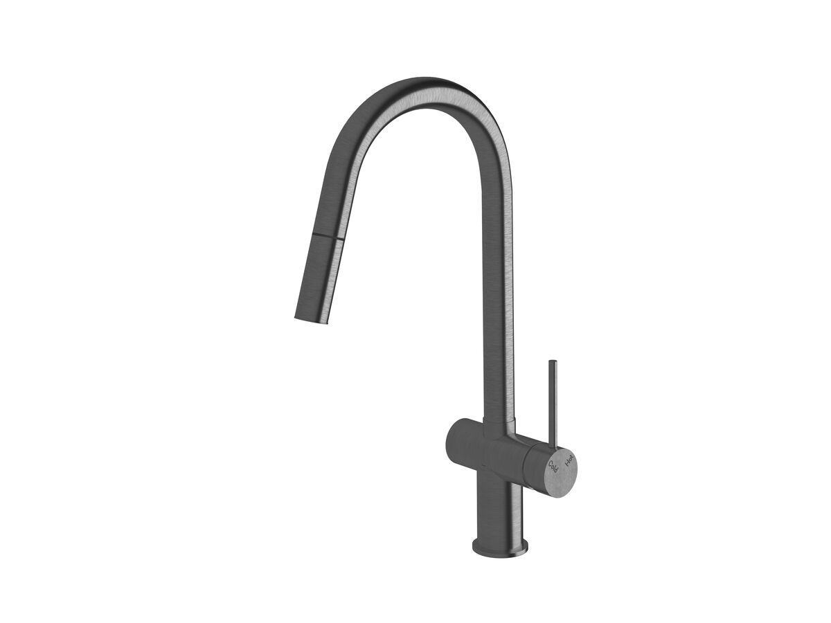 reece Sussex Scala Pullout Sink Mixer Tap LUX PVD Brushed Smoked Gunmetal (4 Star)