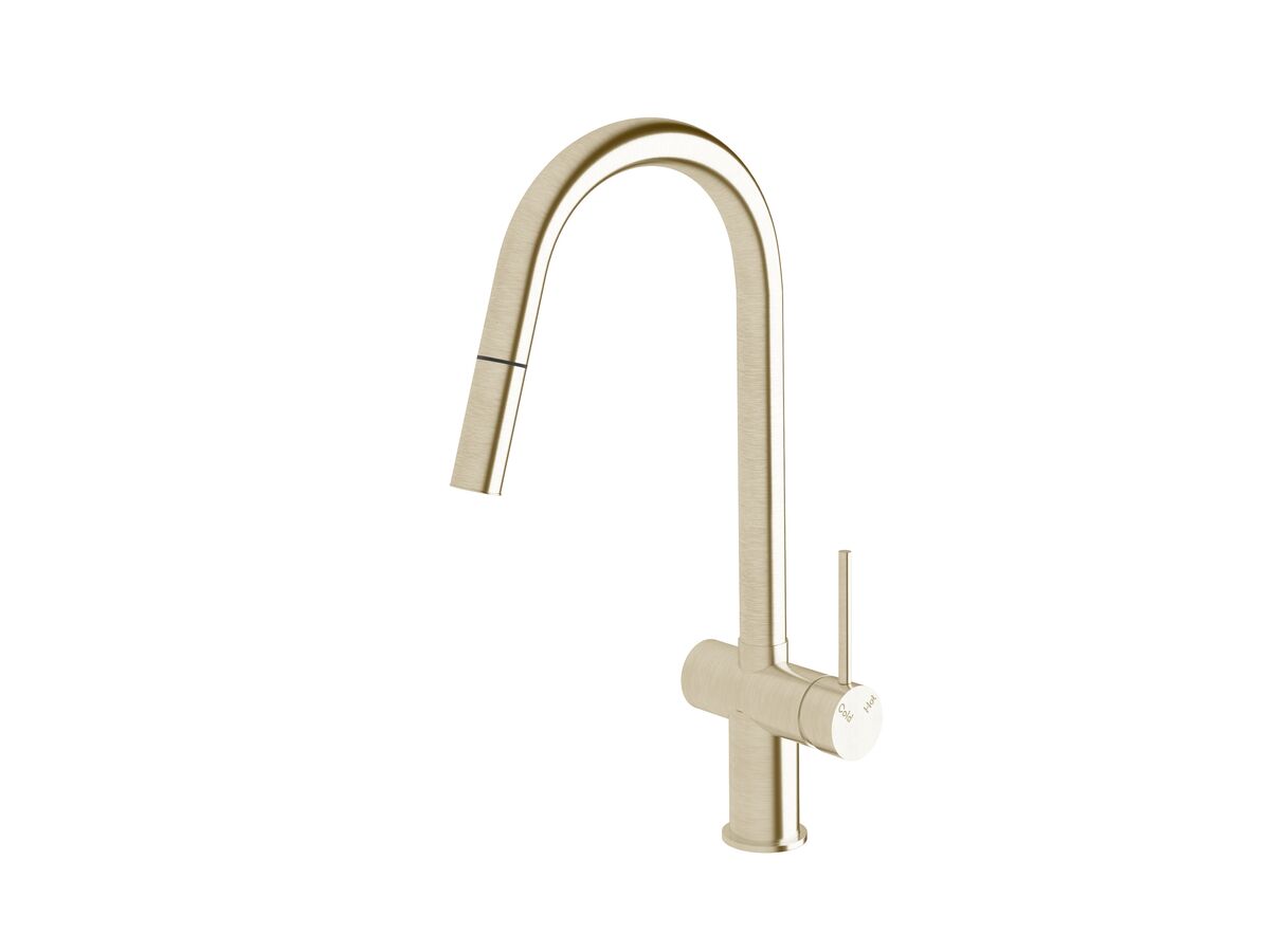 reece Sussex Scala Pullout Sink Mixer Tap LUX PVD Brushed Platinum Gold (4 Star)