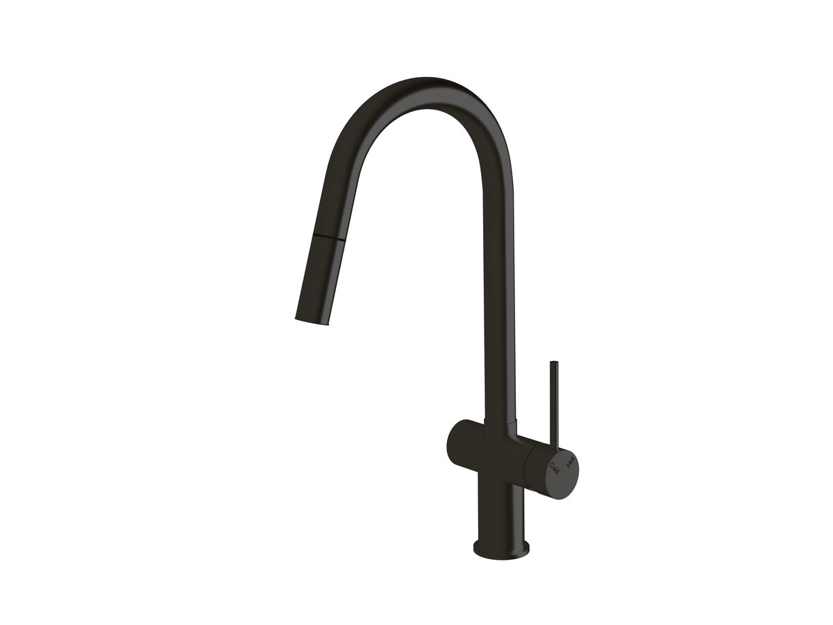 reece Sussex Scala Pullout Sink Mixer Tap LUX PVD Matte Opium Black (4 Star)
