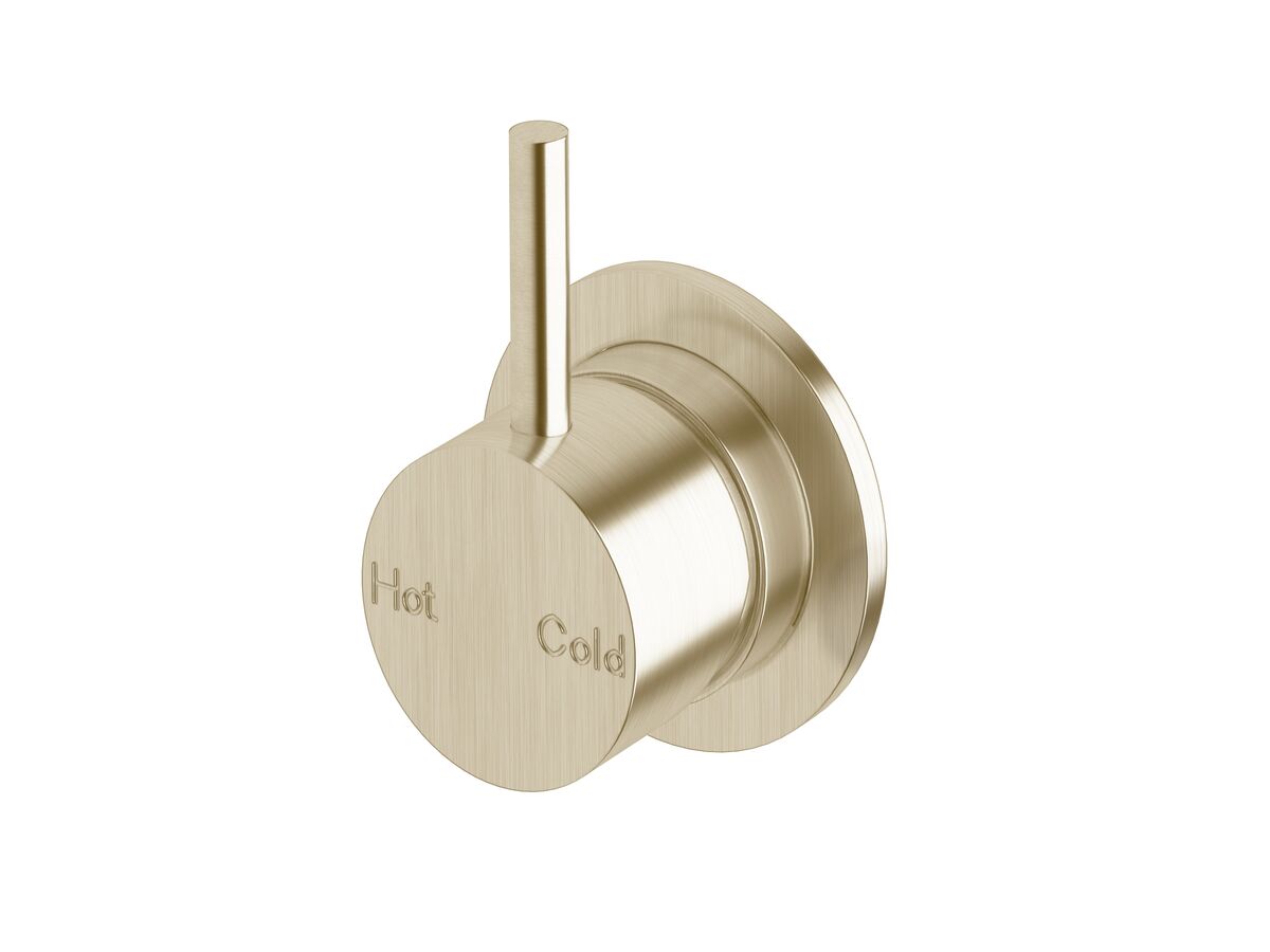 reece Sussex Scala Shower / Bath Mixer Tap LUX PVD Brushed Platinum Gold