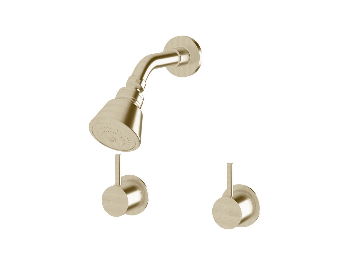 reece Sussex Scala Shower Set LUX PVD Brushed Platinum Gold (3 Star)