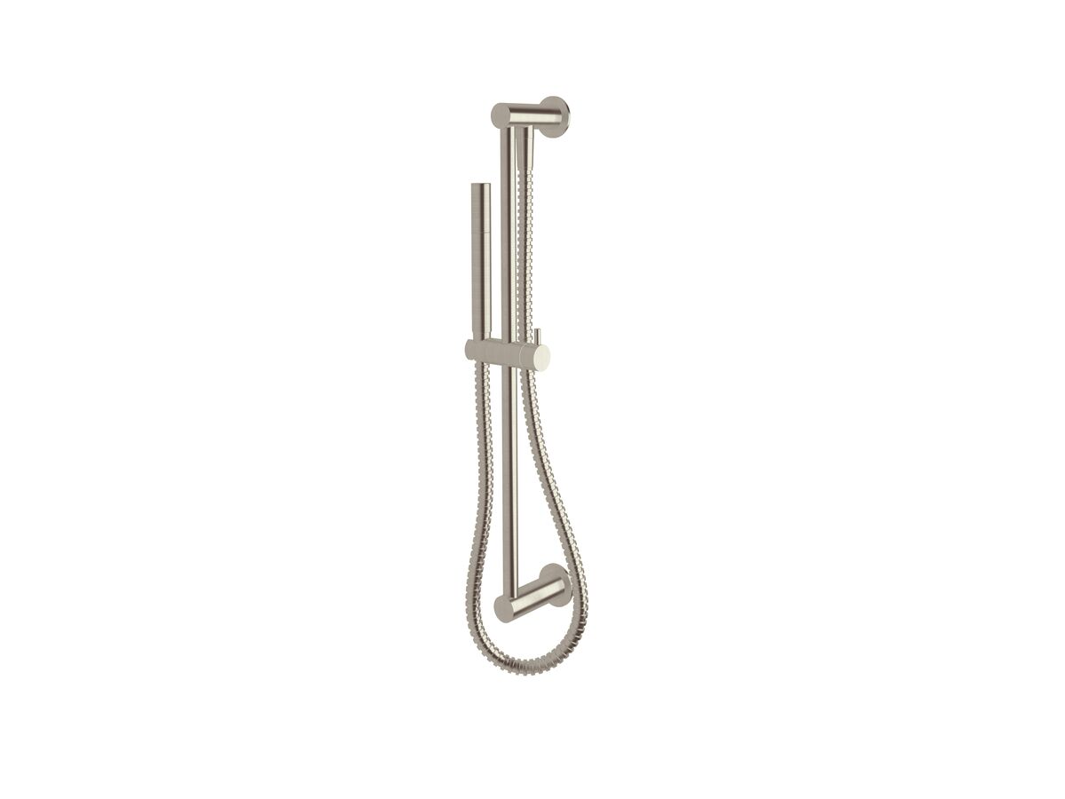 reece Sussex Scala Single Rail Shower with Top Rail Water Inlet LUX PVD Brushed Oyster Nickel (3 Star)