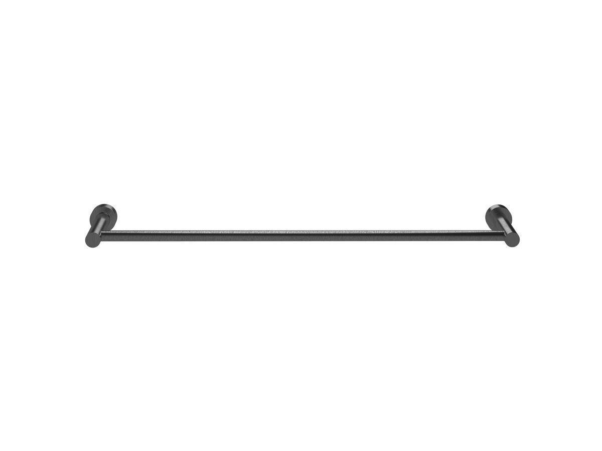 reece Sussex Scala Single Towel Rail 700mm LUX PVD Brushed Smoked Gunmetal
