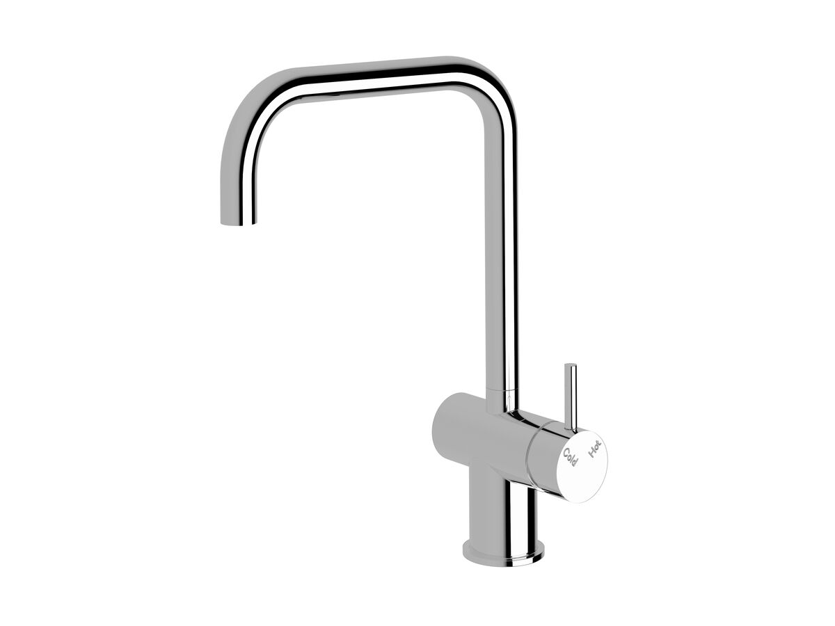 reece Sussex Scala Sink Mixer Tap Large Square Left Hand Chrome (4 Star)