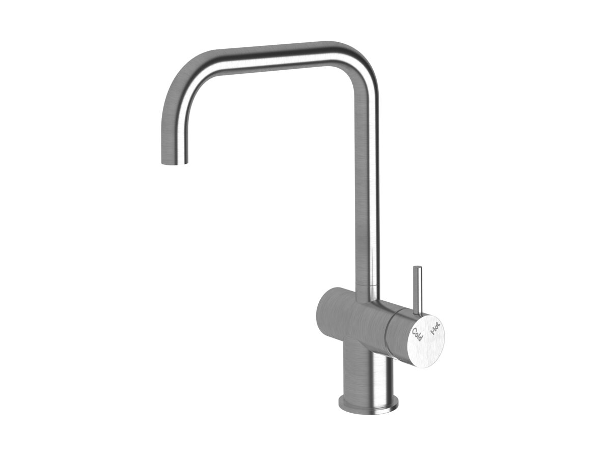 reece Sussex Scala Sink Mixer Tap Large Square Right Hand Satin Chrome (4 Star)