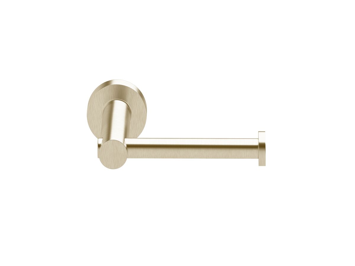reece Sussex Scala Straight Toilet Roll Holder LUX PVD Brushed Platinum Gold