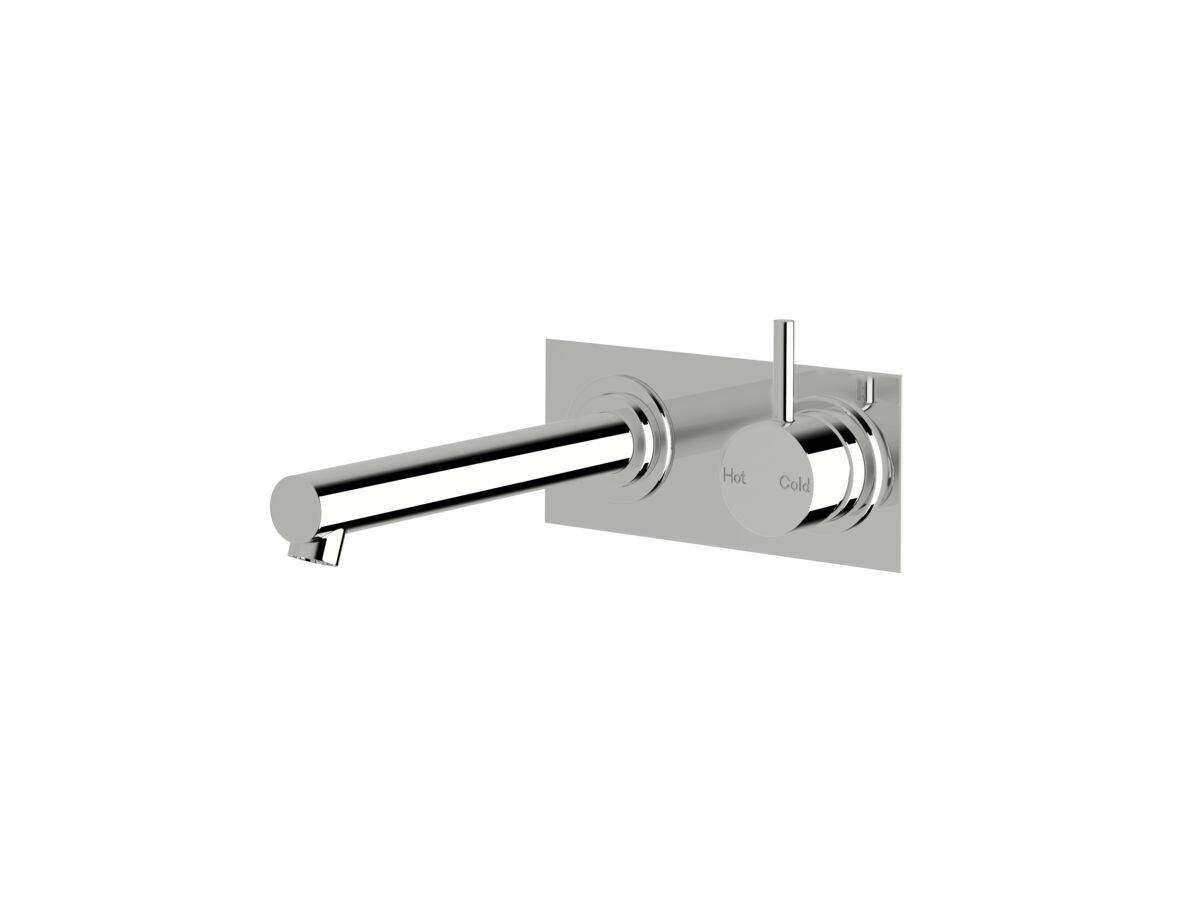Reece Sussex Scala Straight Wall Basin Mixer Tap System Right Hand Mixer Tap 200mm Outlet Chrome (6 Star)