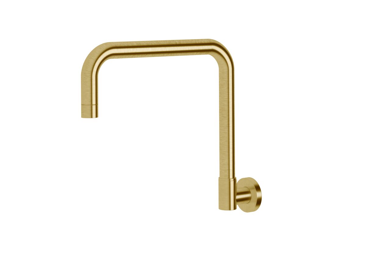 reece Sussex Scala Wall Spa Outlet Square LUX PVD Brushed Pure Gold