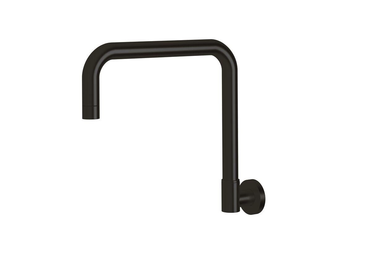 reece Sussex Scala Wall Spa Outlet Square LUX PVD Matte Opium Black