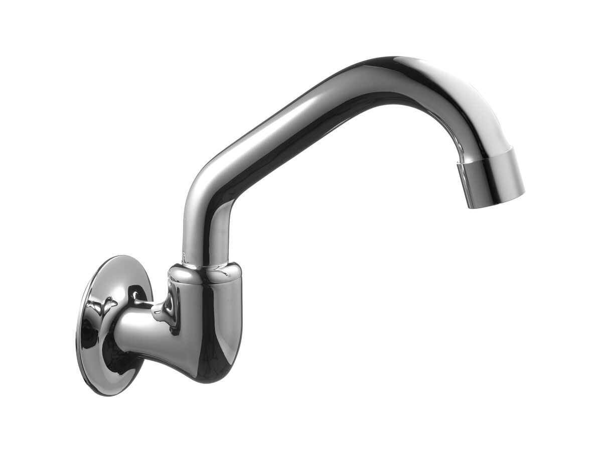reece Swivel Tube Wall Outlet Stand 115mm Chrome (3 Star) Lead Free