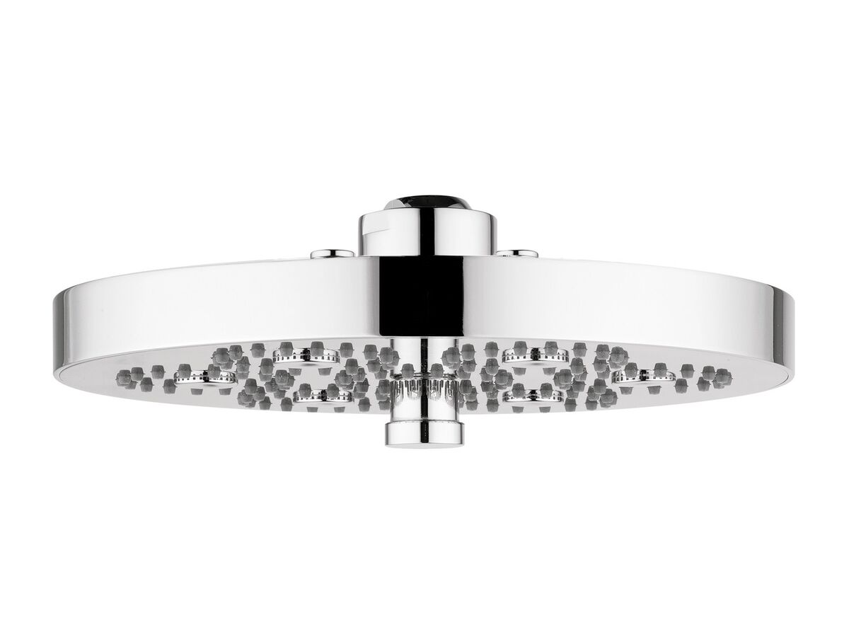 reece Teknobili Plus Brass Showerhead 2 Functions 220mm Chrome (3 Star)