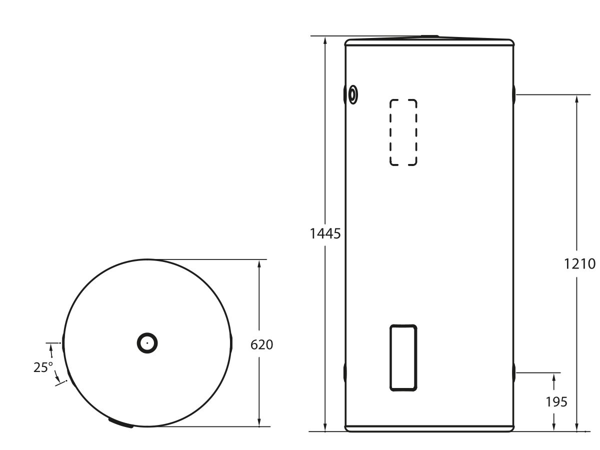 Reece Thermann 250L 3.6kW Twin Element Electric Hot Water System