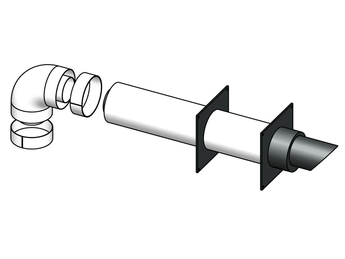 Reece Thermann Commercial 28 Flue Wall Terminal 80/125