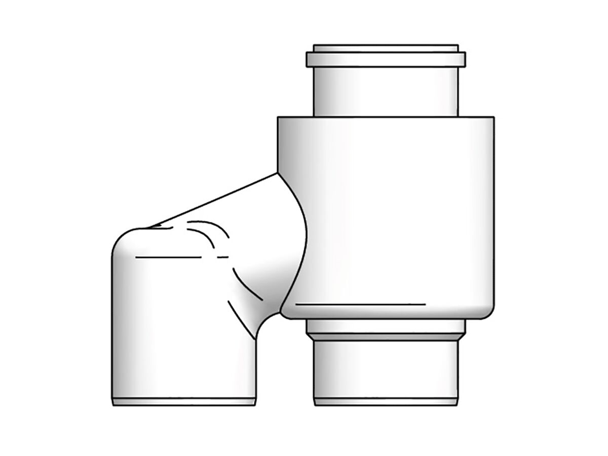 Reece Thermann Commercial 32/50L Flue Adapter Twin To Coaxial