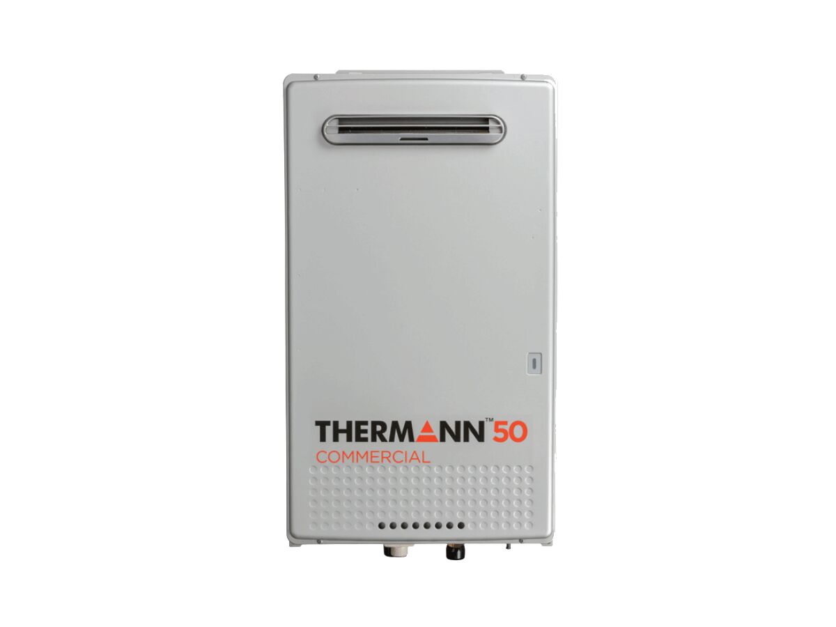 reece Thermann Commercial Hot Water System External 50ltr LPG
