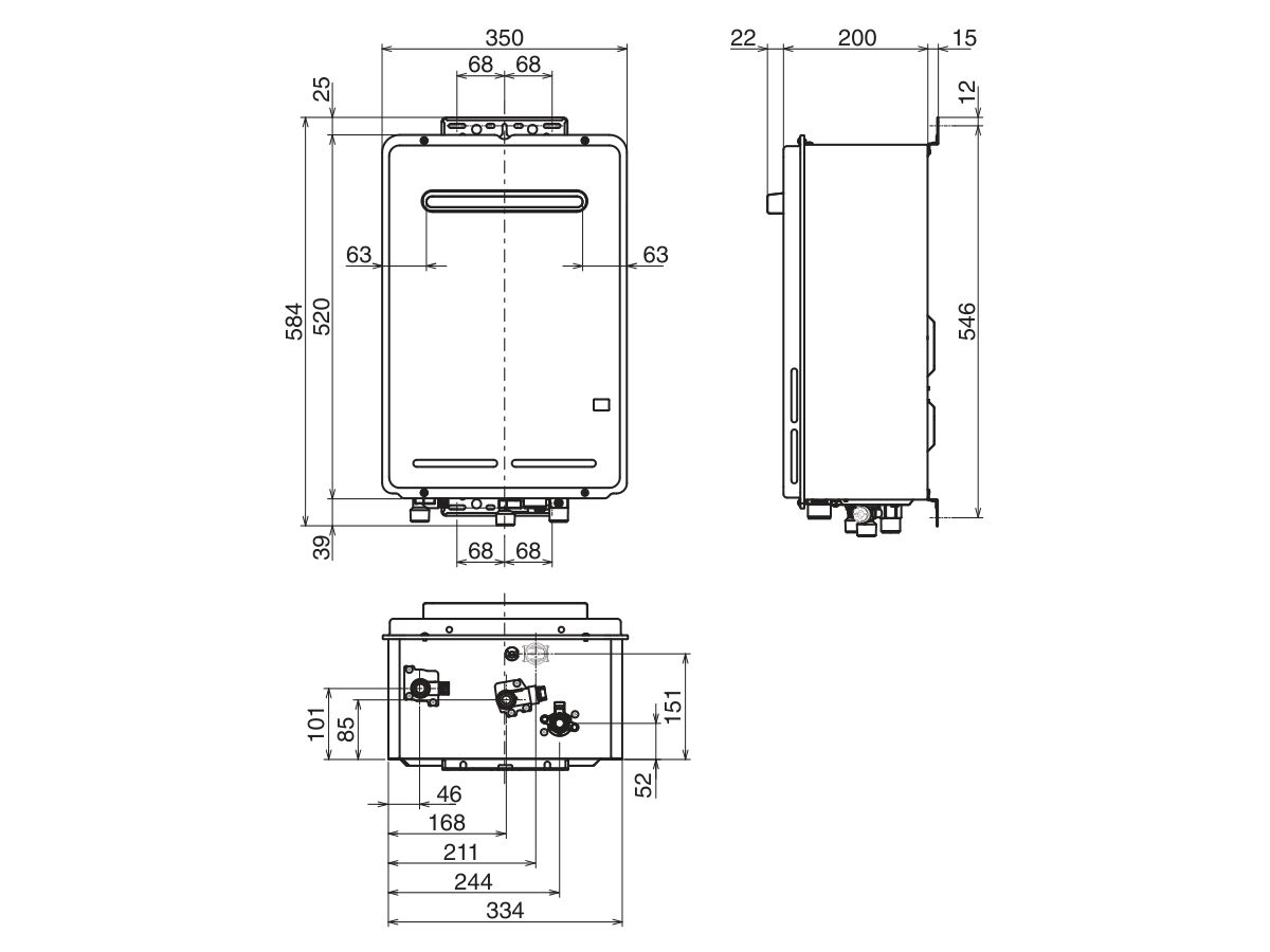 Reece Thermann G-Series 26L 60 Degree Natural Gas Continuous Flow Hot Water System