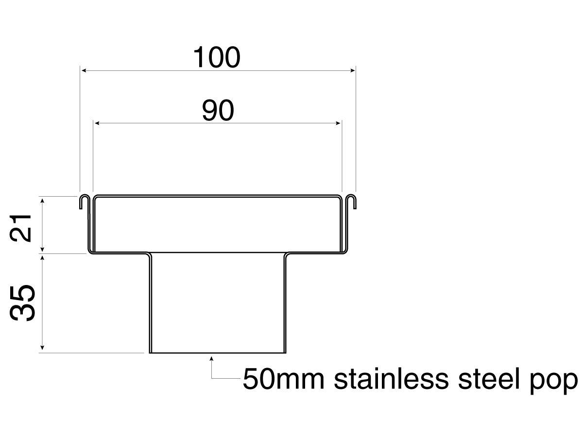 Reece Veitch RX100 Shower Channel 1500mm (Swan) 100 X 1500 Swan Shower Channel 100 X 1500 Swan Shower Channel
