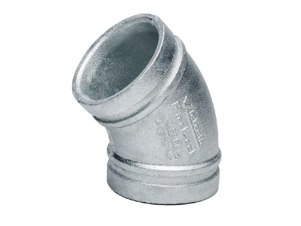 reece Victaulic Firelock S/003 Elbow 45 Degree Galvanised 50mm (60)