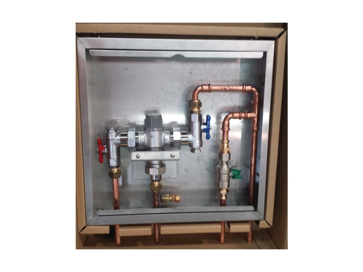 reece Wilkins Aqua Gard Stainless Steel Cabinet with Bypass 15mm