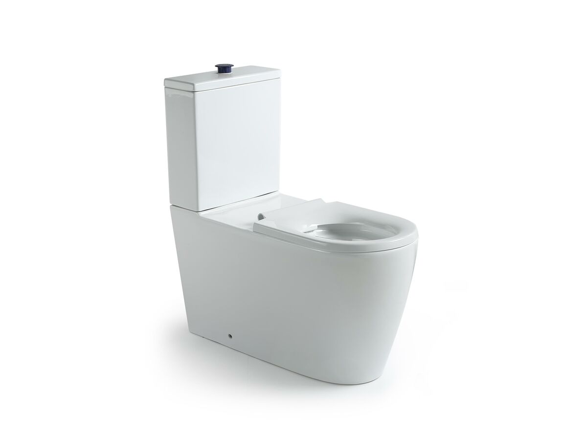 reece Wolfen 800 Close Coupled Back to Wall Rimless Toilet Suite with Single Flap Seat White (4 Star) reece Wolfen 800 Close Coupled Back to Wall Rimless Toilet Suite with Single Flap Seat White (4 Star)