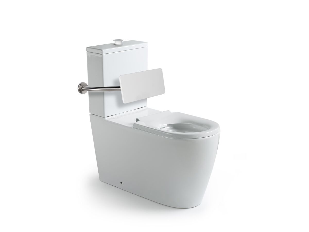 reece Wolfen 800 Close Coupled Back to Wall Rimless Toilet Suite with Single Flap Seat White with Backrest (4 Star) reece Wolfen 800 Close Coupled Back to Wall Rimless Toilet Suite with Single Flap Seat White with Backrest (4 Star)
