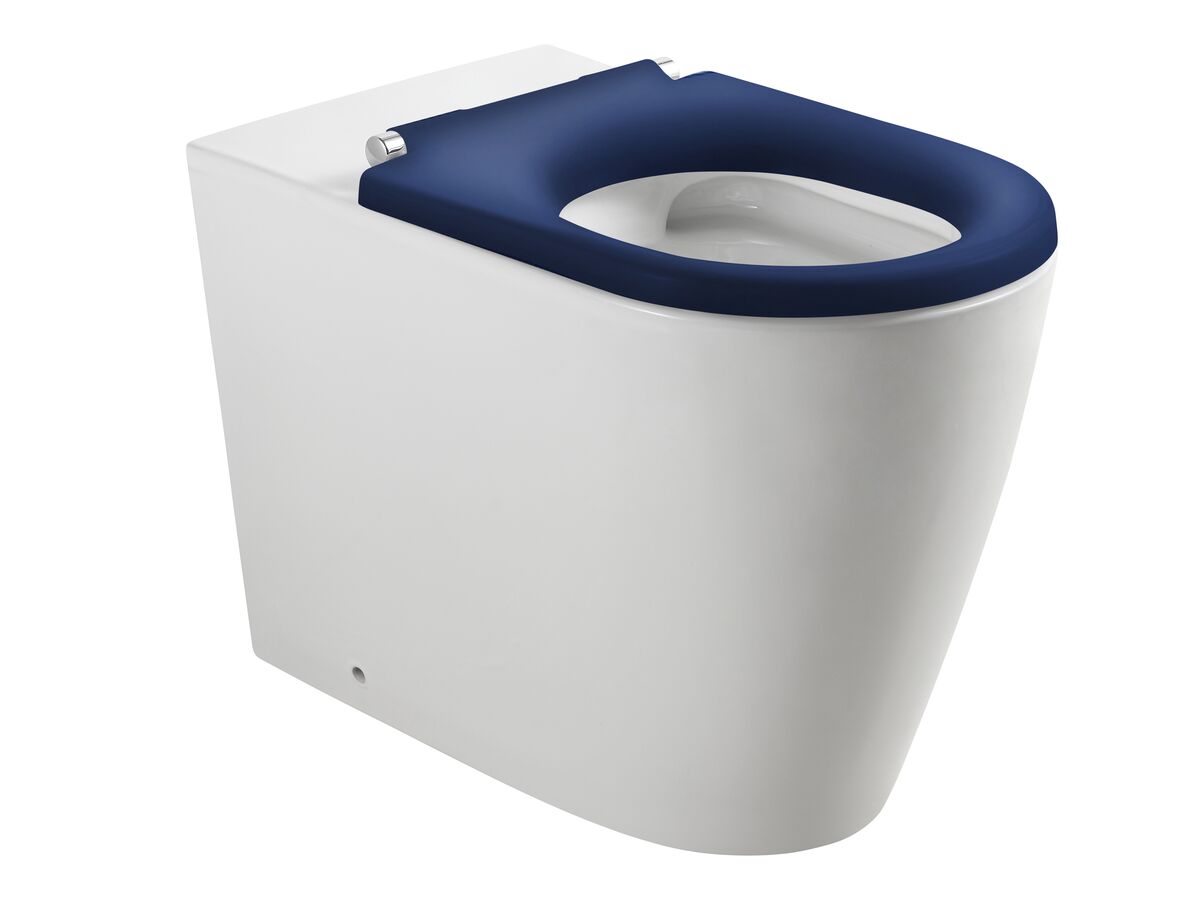Reece Wolfen Ambulant Back To Wall Inwall Rimless Toilet Suite Single Flap Seat Blue (4 Star)