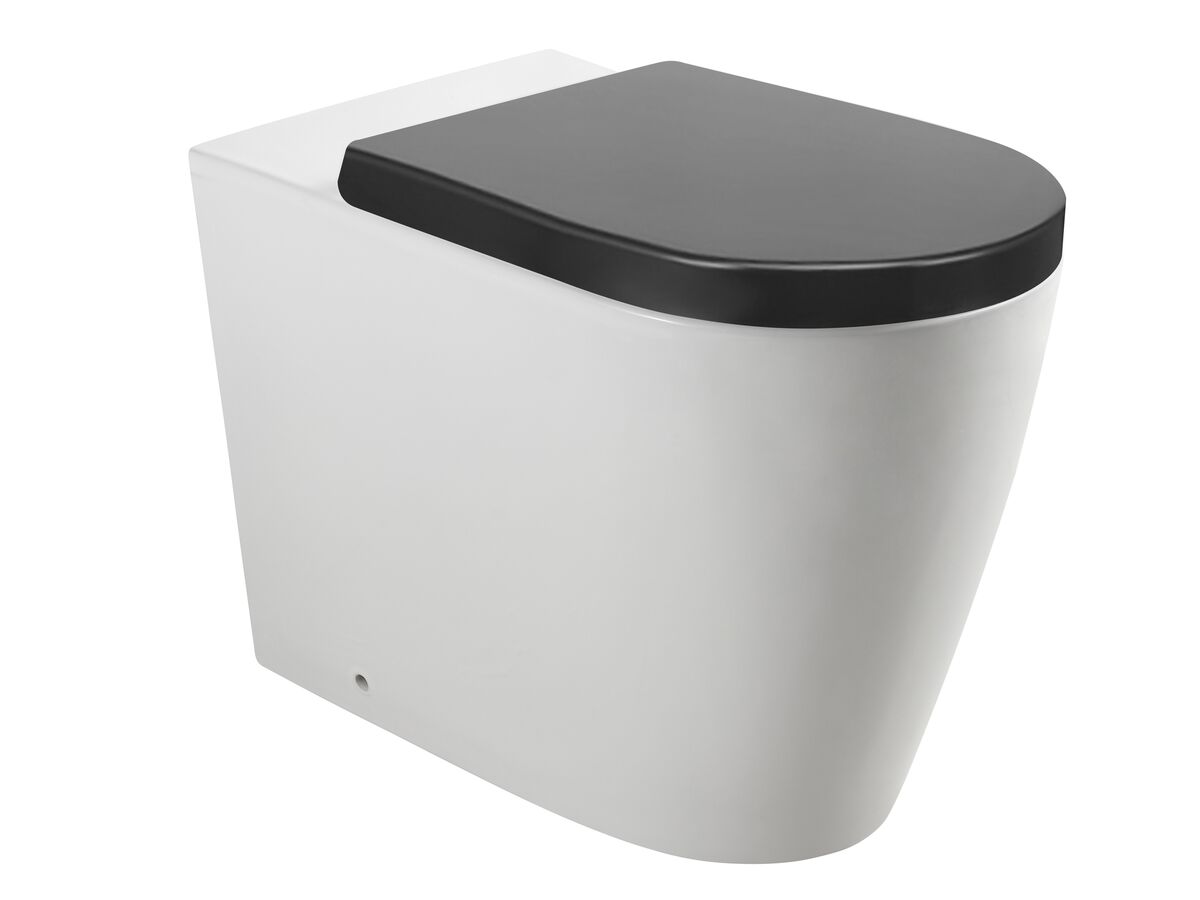 Reece Wolfen Ambulant Back To Wall Rimless Pan With Inwall Cistern Sensor Button Double Flap Seat Grey (4 Star)