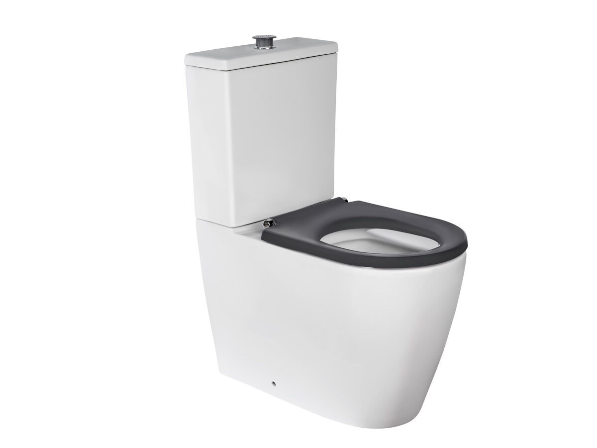 reece Wolfen Ambulant Close Coupled Back to Wall Rimless Toilet Suite Single Flap Seat Grey (4 Star) reece Wolfen Ambulant Close Coupled Back to Wall Rimless Toilet Suite Single Flap Seat Grey (4 Star)