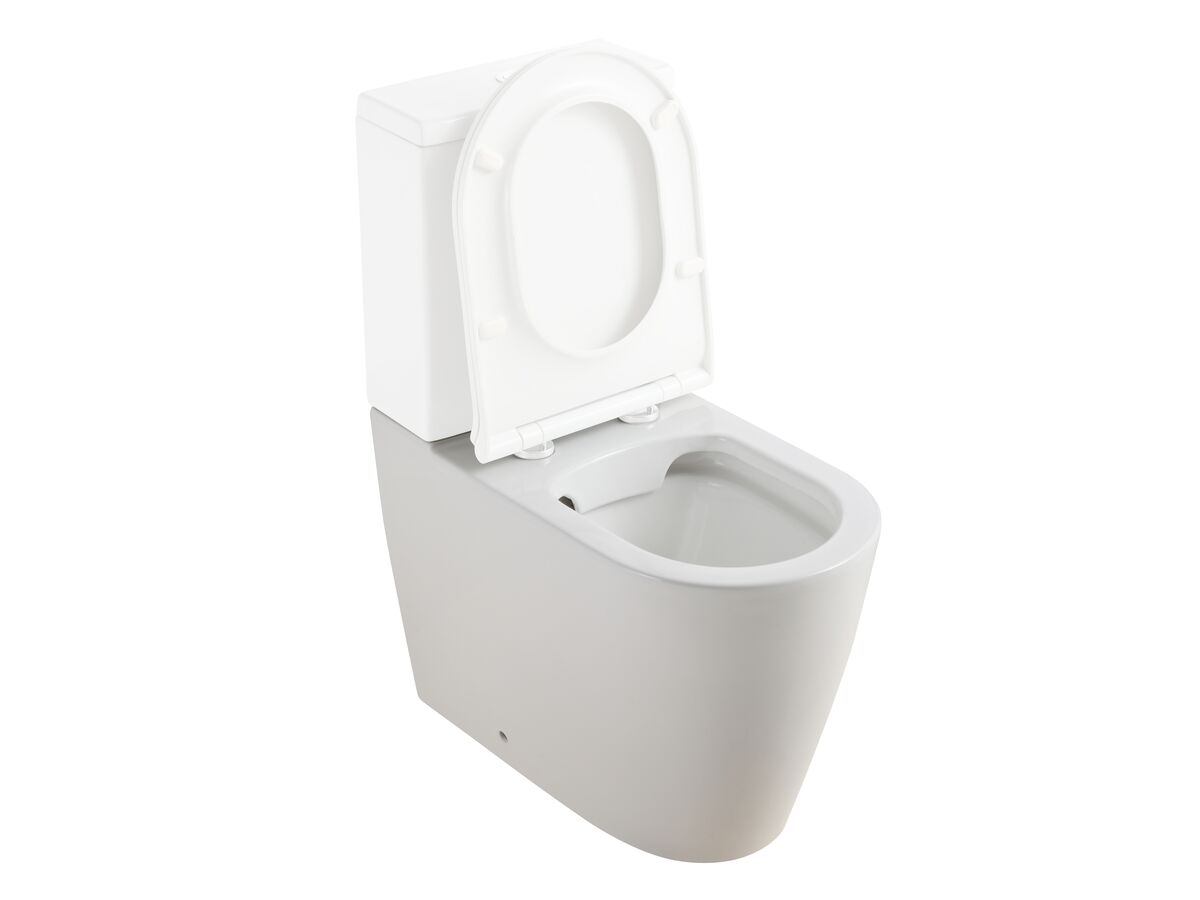 reece Wolfen Ambulant Close Coupled Back to Wall Rimless Pan Only White (4 Star)