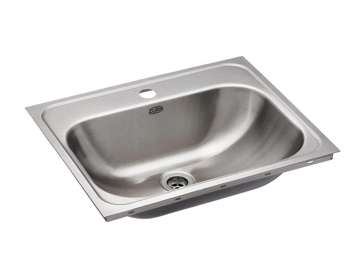 Reece Wolfen Inset Basin 500 X 400 X 160mm 1 Taphole Stainless Steel