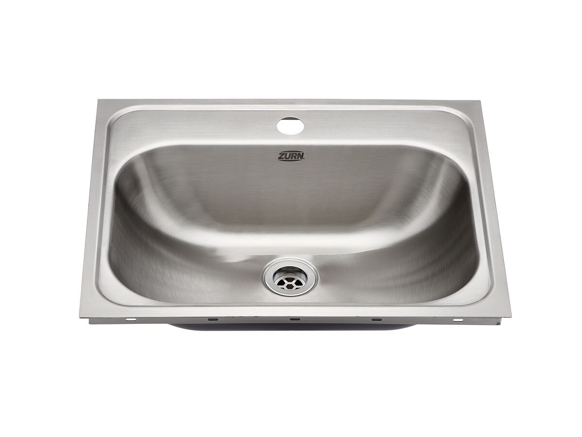 reece Wolfen Inset Basin 500 x 400 x 160mm 1 Taphole Stainless Steel