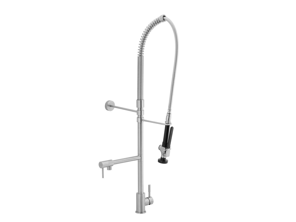 Reece Wolfen Pre Rinse Sink Mixer Tap With Pot Filler Stainless Steel (6 Star)