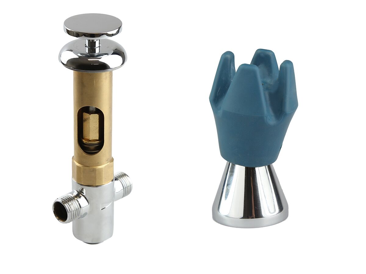 reece Wolfen Remote Button Bubbler Timed Flow Push Button Chrome (6 Star)