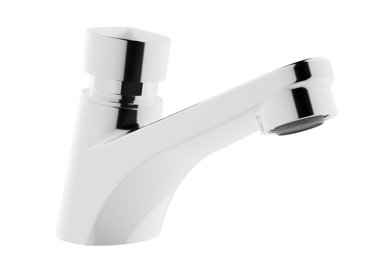 reece Wolfen Timed Flow Pillar Tap Chrome (6 Star) Lead Free